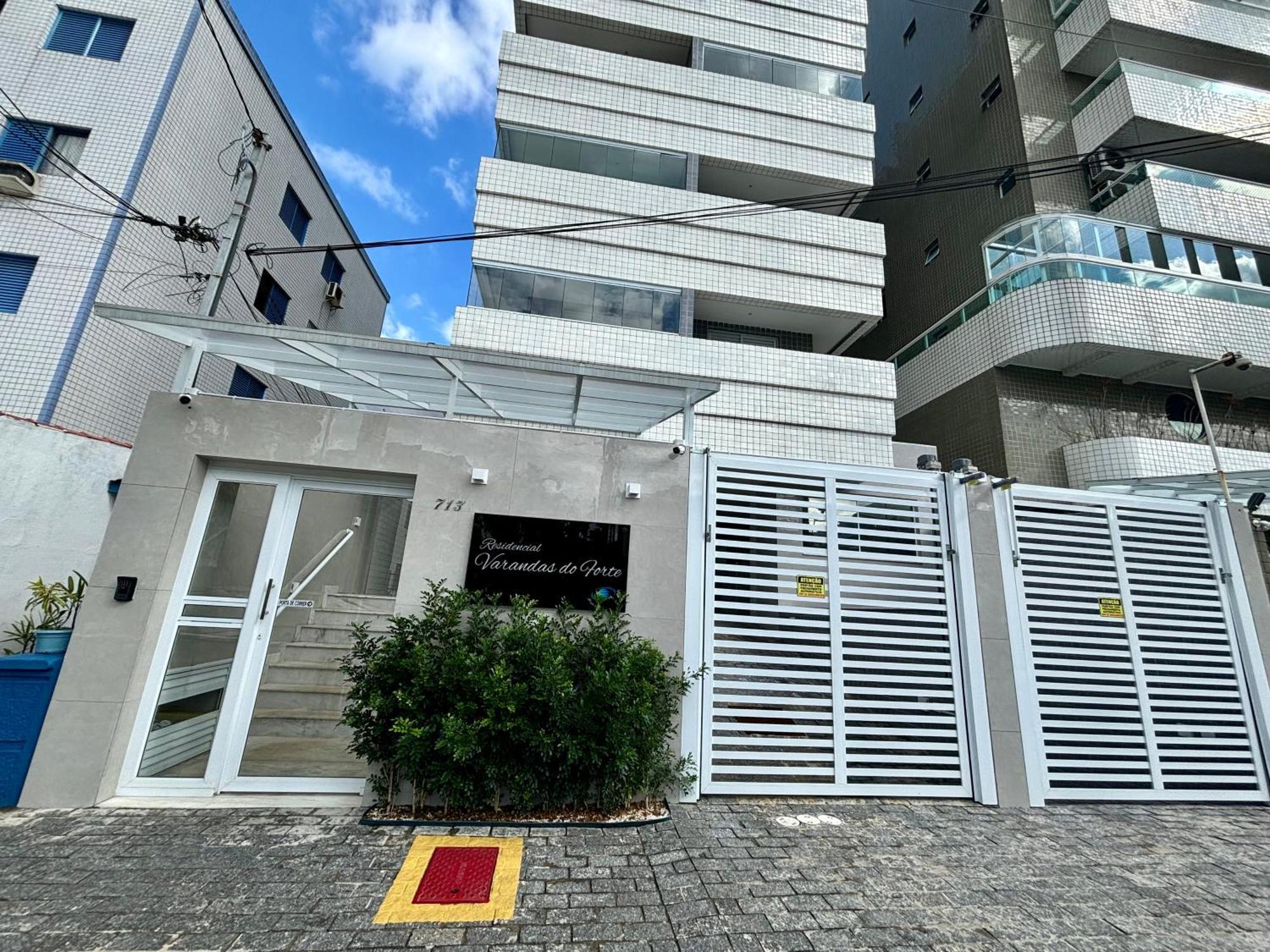 Novo Apto Canto Do Forte, Rua Praia Vista Montanha, Com Wi Fi, Homebeach10, 01 Vaga De Garagem, Melhores Restaurantes Ao Lado Praia Grande  Exterior foto